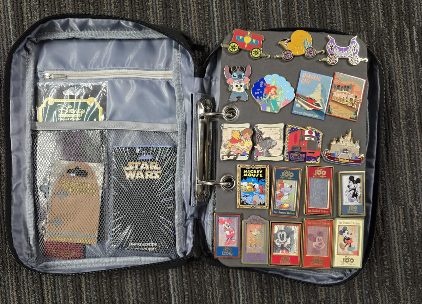 Medium size pin book