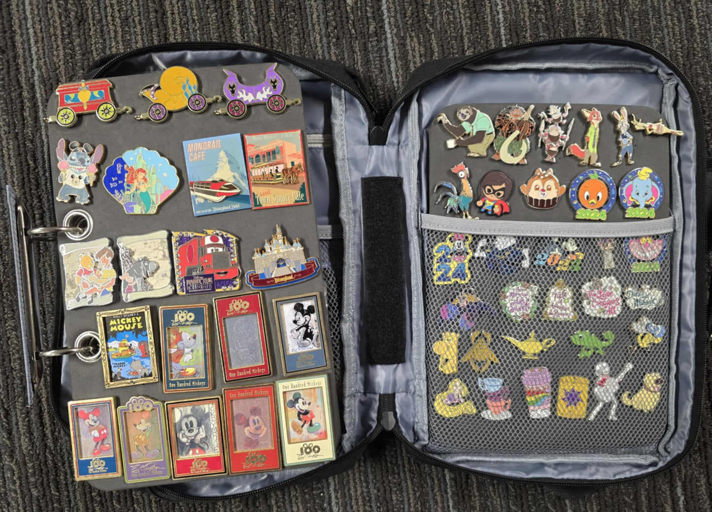 Medium size pin book